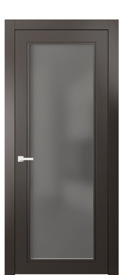 Дверь межкомнатная Neo Classic 8000 Матовый антрацит Сатинированное серое стекло, триплекс Гладкий компланарный наличник МАН Цена 59759 ₽ Наличники уже входят в базовый комплект. Фабрика дверей Волховец 8 (800) 551 43 19 Межкомнатная дверь Neo Classic 8000 Матовый антрацит Сатинированное серое стекло, триплекс Цена 59759 ₽ | Volhovec