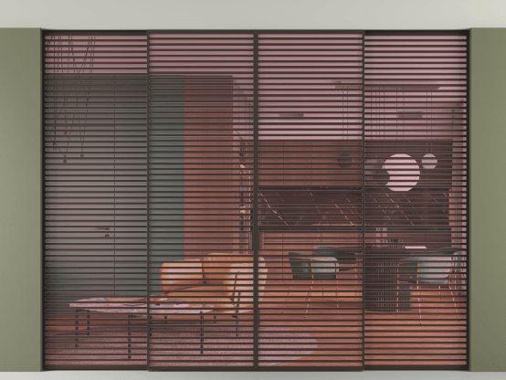 Алюминевая перегородка АЛПР 040.07_ААН_ПРОЗ РОЗ_new. Цвет Алюминий антрацит. Материал Алюминий в эмали. Коллекция Перегородка Formato внутри проёма скрытое крепление в потолок 4 створки. Фото. Алюминевая перегородка АЛПР 040.07_ААН_ПРОЗ РОЗ_new. Цвет Алюминий антрацит. Материал Алюминий в эмали. Коллекция Перегородка Formato внутри проёма скрытое крепление в потолок 4 створки. Картинка.