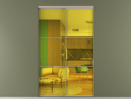 Алюминевая перегородка АЛПР 040.03_АБСК_ПРОЗ ЖЕЛ_new. Цвет Алюминий бисквитный. Материал Алюминий в эмали. Коллекция Перегородка Formato внутри проёма 2 створки. Фото. Алюминевая перегородка АЛПР 040.03_АБСК_ПРОЗ ЖЕЛ_new. Цвет Алюминий бисквитный. Материал Алюминий в эмали. Коллекция Перегородка Formato внутри проёма 2 створки. Картинка.