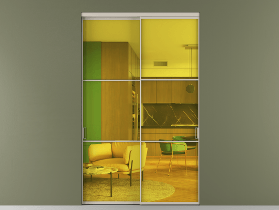 Алюминевая перегородка АЛПР 040.03_АСБЖ_ПРОЗ ЖЕЛ_new. Цвет Алюминий светло-бежевый. Материал Алюминий в эмали. Коллекция Перегородка Formato внутри проёма 2 створки. Фото. Алюминевая перегородка АЛПР 040.03_АСБЖ_ПРОЗ ЖЕЛ_new. Цвет Алюминий светло-бежевый. Материал Алюминий в эмали. Коллекция Перегородка Formato внутри проёма 2 створки. Картинка.